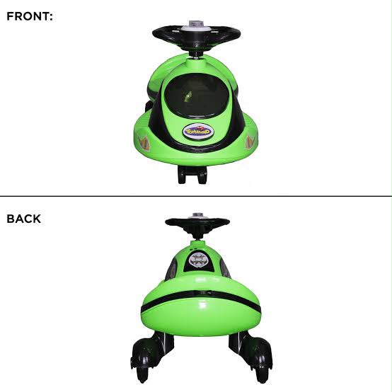 Kids Wiggle Car Ride-On Toy – Self-Driving Swing Car with Steering Wheel for Boys & Girls