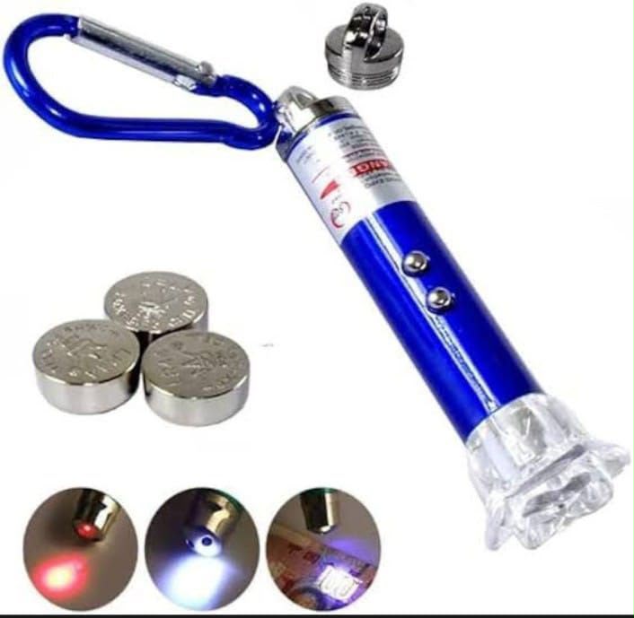 Mini LED Laser Pointer Keychain – Portable Presentation & Pet Toy Light